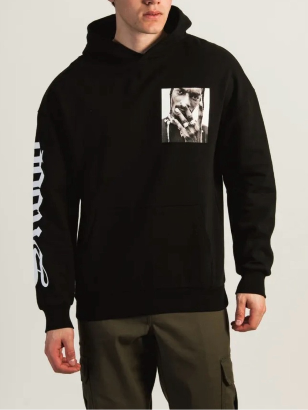 Snoop Dogg Death Row Records Hoodie Black Graphic Sleeve Hip Hop XL
New with Tag